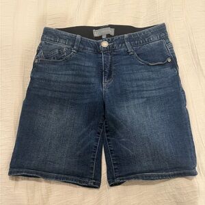 Wit & Wisdom Dark Blue Jean Shorts